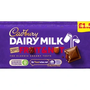 Cadbury Dairy Milk Fruit And Nut Chocolate 95g