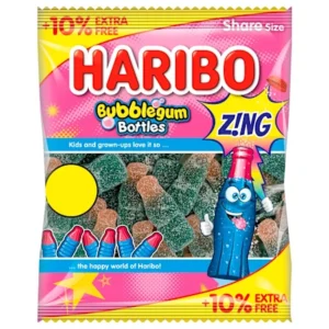 HARIBO Bubblegum Bottles Zing
