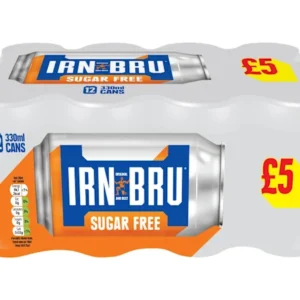 Irn-Bru Sugar Free 12 x 330ml Cans