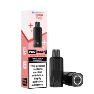 White Peach Raspberry Hayati Pro Max Plus 6000 Pods